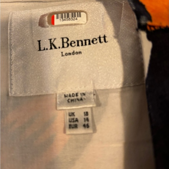 L.K. Bennett Printed Andrea Dress - Picture 4 of 5